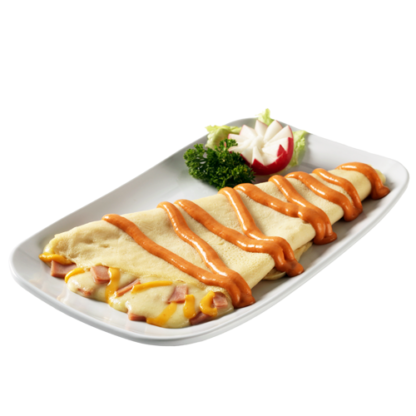 Crepe salada Suiza