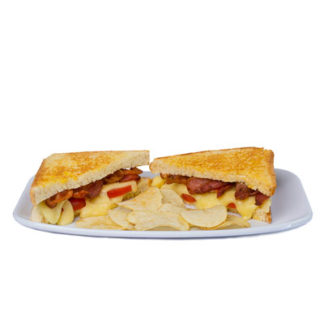 Sándwich de Tocino, queso